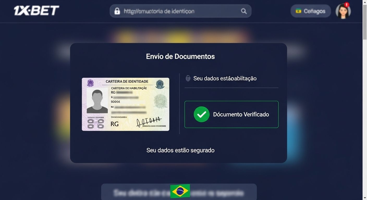 Processo de Verificação 1xbet login brasil