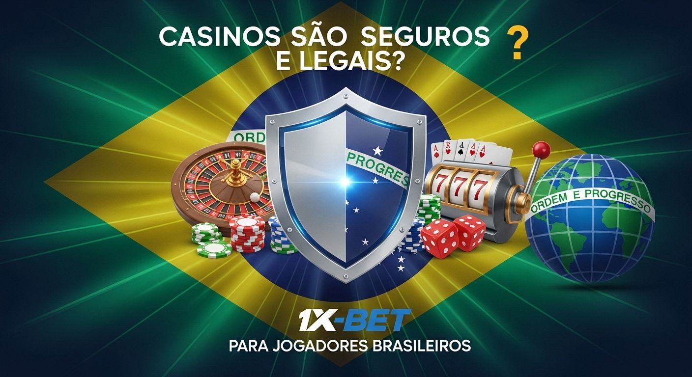 O cassino é legal e seguro? 1xbet login